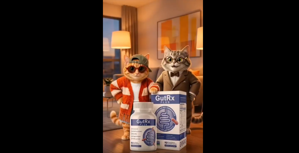GutRx Plus | Talking Cat UGC Ad Concept — UGCBYROCJANE